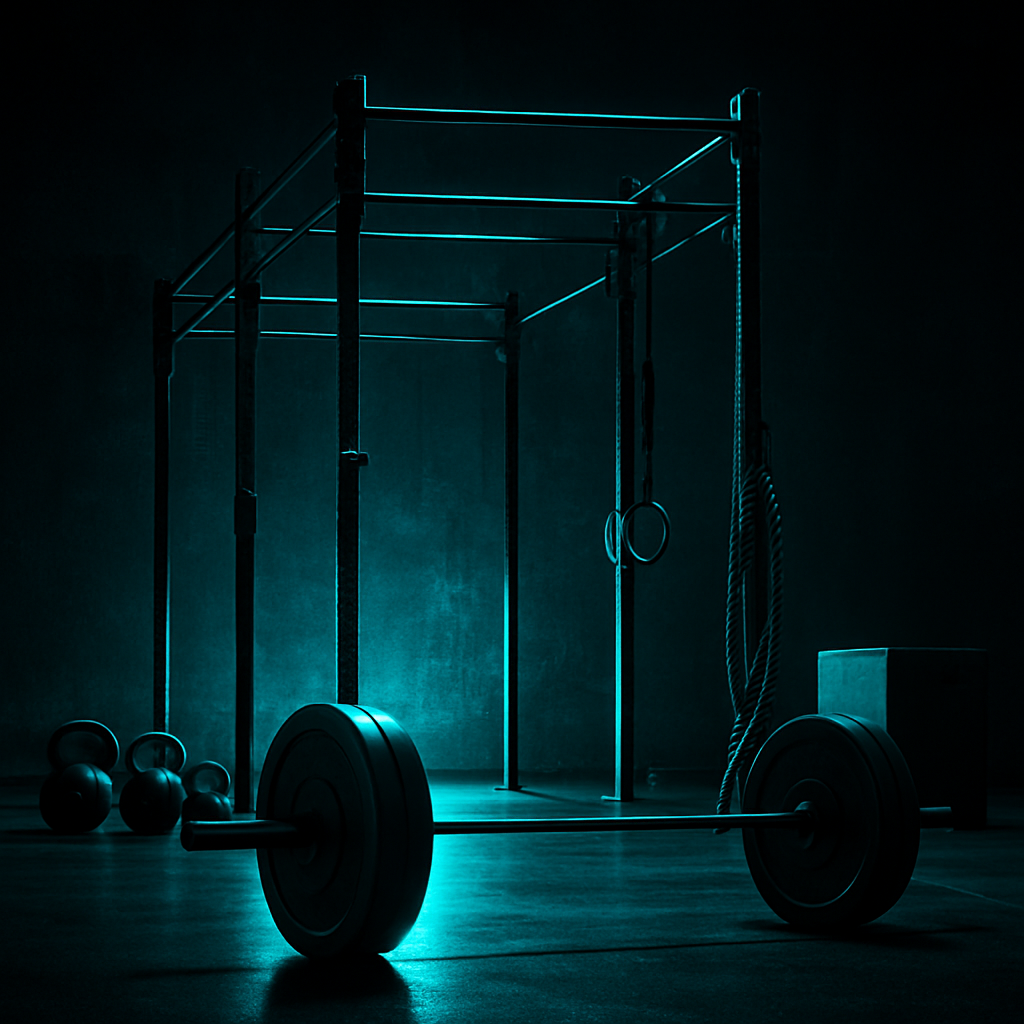 Crossfit felszerelés professzionális edzőteremben